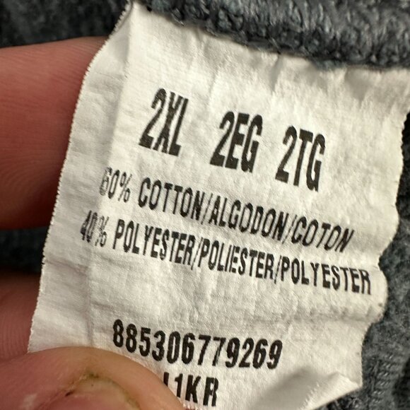 Fruit Of The Loom 2XL Mens Green Crewneck Sweatshirt Long Sleeve - Picture 4 of 5